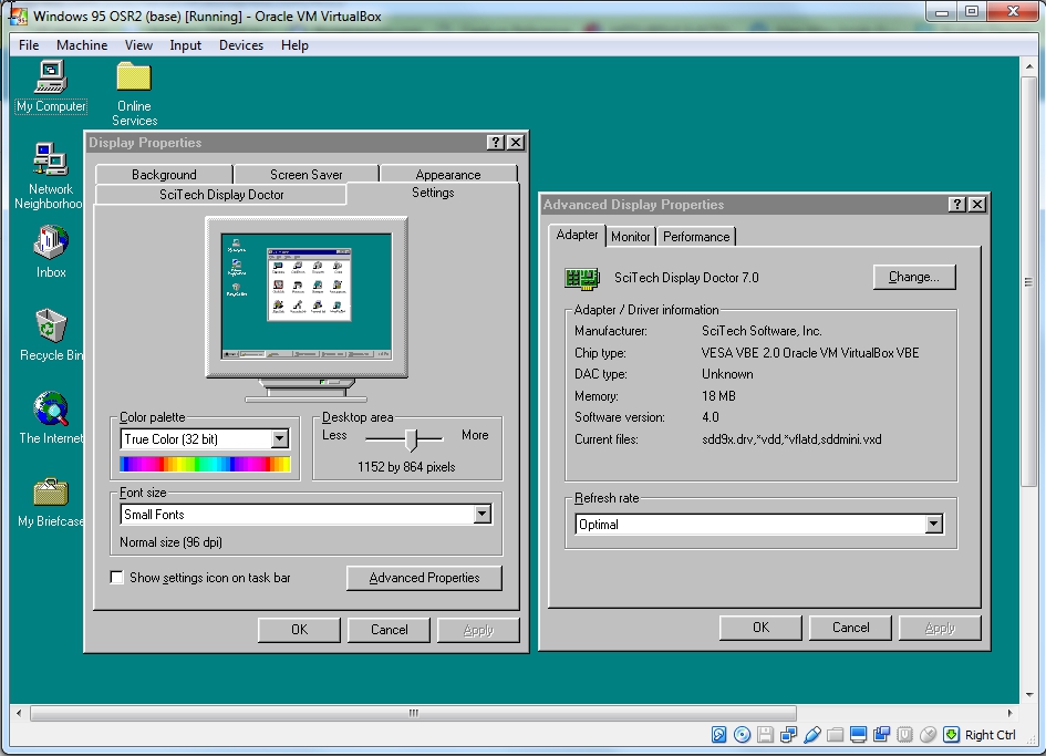 windows 95 virtualbox image files